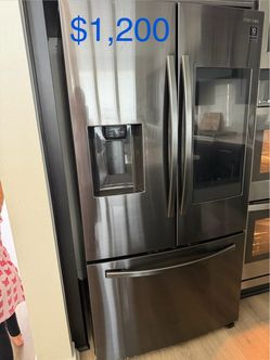 Samsung French Door Refrigerator Black Stainless