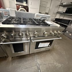 48” Kitchenaid Dual Fuel Range Stainless Steel