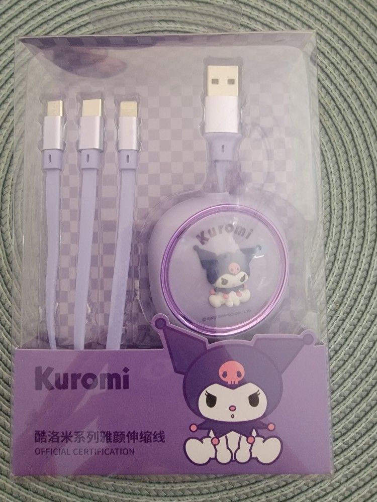 Kuromi Hello Kitty Phone Charger 