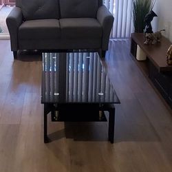 Kutlay Modern Glass Coffee Table