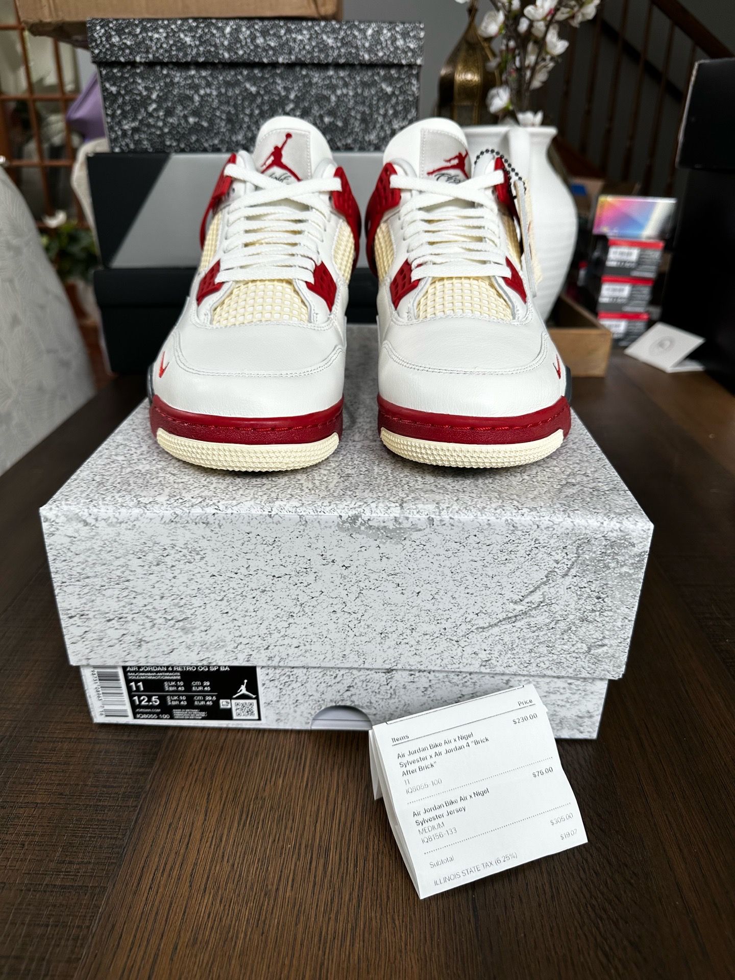 Nike Air Jordan 4 Nigel Sylvester Brick After Brick Size 11 Men’s Brand New