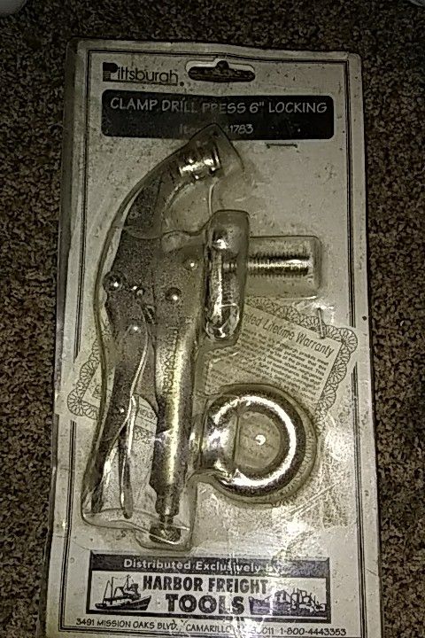 Pittsburgh clamp drill press 6 inches locking