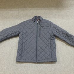 Hawke & Co. Men's Diamond Quilted Jacket, LARGE