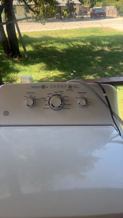 GE washer and gas dryer