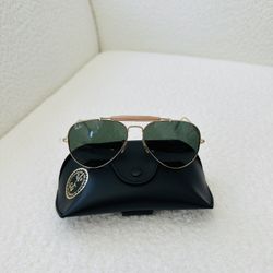 Vintage Men ray-ban aviator sunglasses With Case 