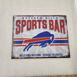 Buffalo Bills Football Welcome Sign