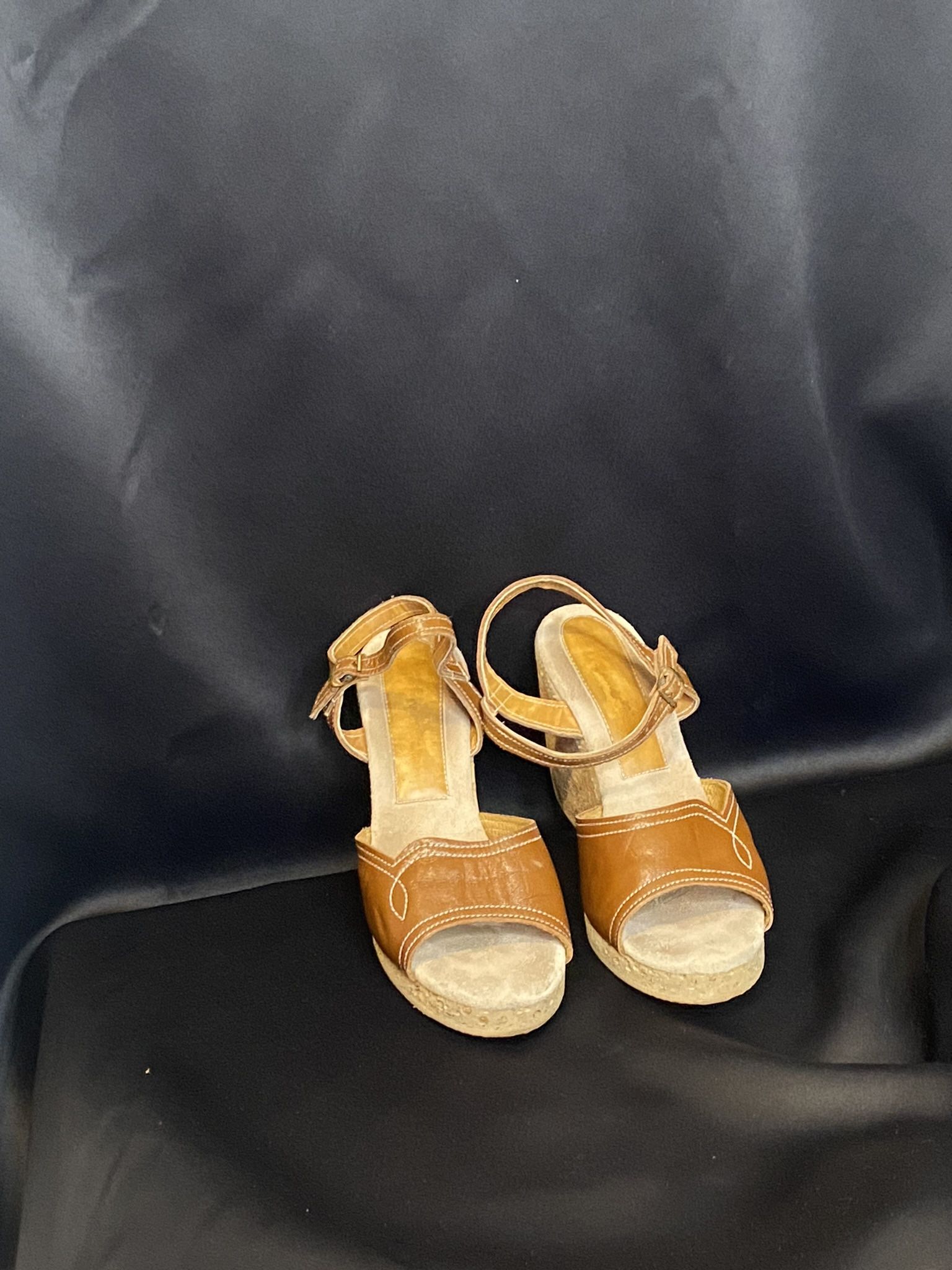 Vintage Leather Sandals 7.5