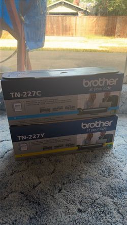 Brother TN-227C & TN-227Y Toner Cartridges