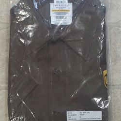 UPS Men's Shirt Button Up  (New )