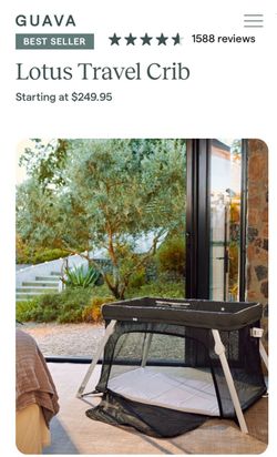 Guava lotus travel crib