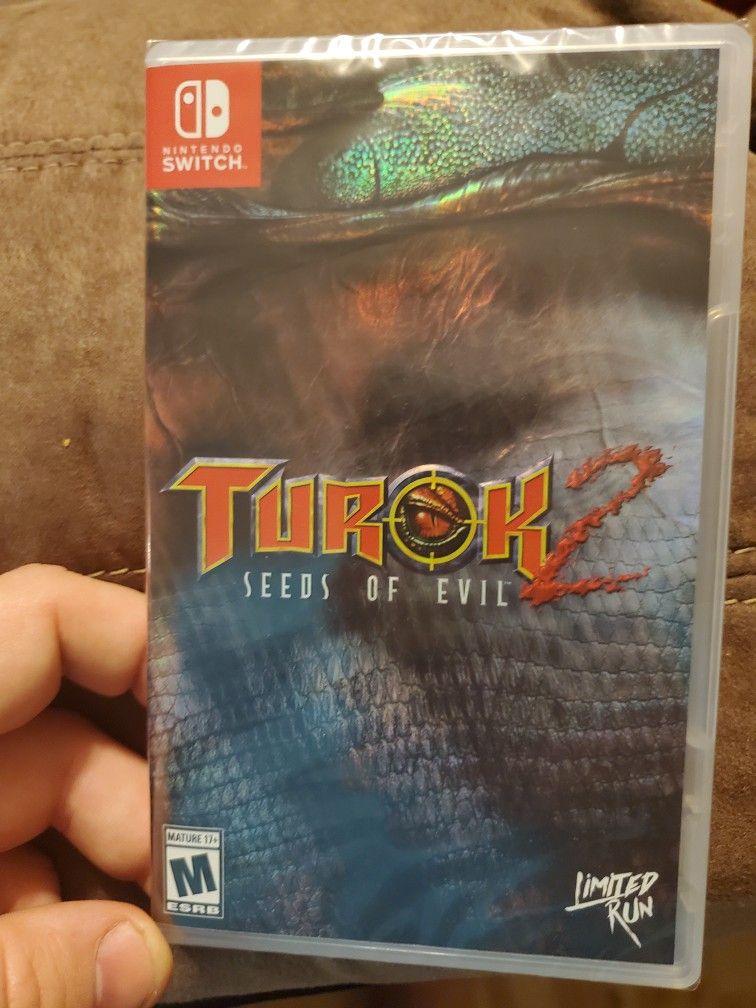 Turok 2 Seeds Of Evil Nintendo Switch Limited Run Game #44 Brand New Sealed