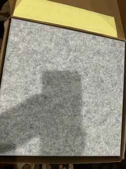 All new 11 pack felt wall tile 11.9”x11.8”x0.35”