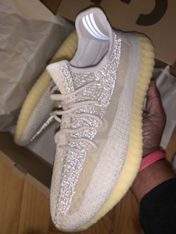 Adidas Yeezy boost 350 V2 natural reflective size 12