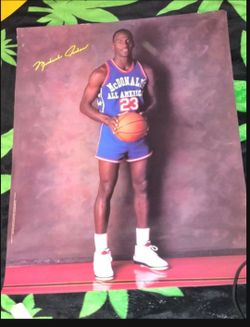 Original 1980s Michael Jordan poster