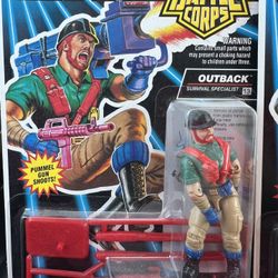 1992  “Outback”  GI Joe Battle corps , Mint On Card