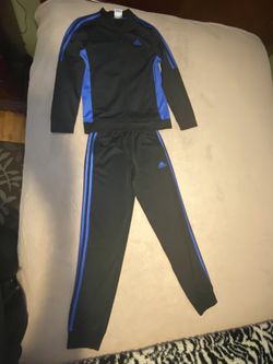 Boys Black Adidas Jumpsuit