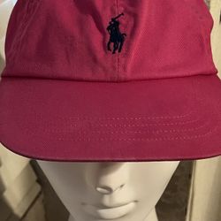 Ralph Lauren pink polo cap adjustable vintage