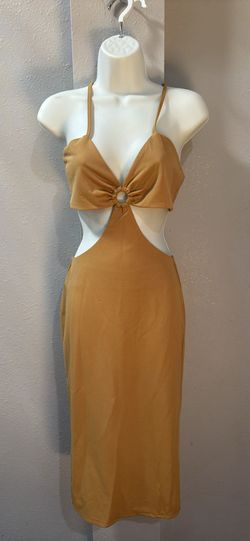 Tan Sexy Dress 