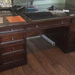2 Desk And 1 Credenza