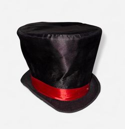 Black top hat costume accessory