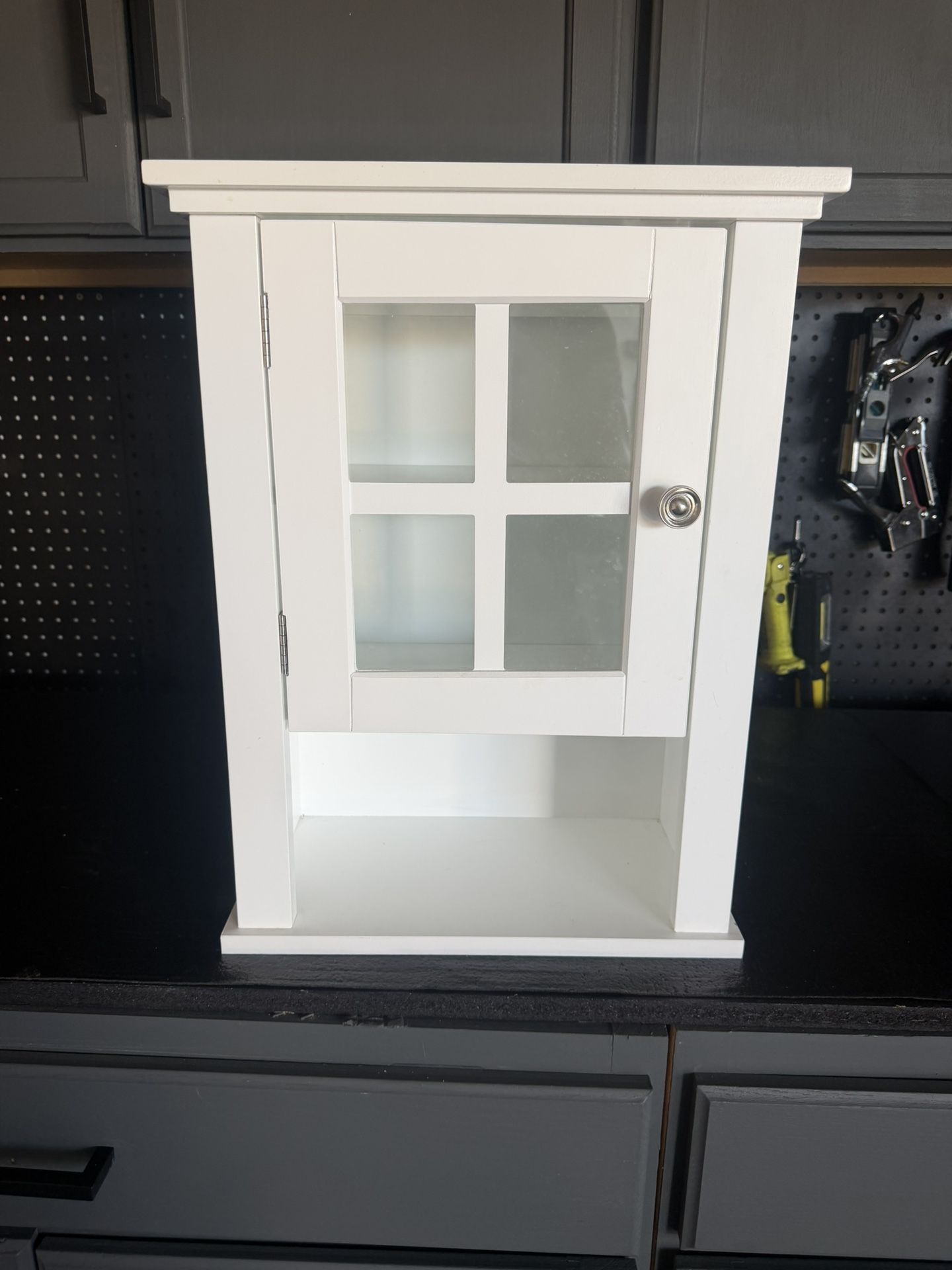Bathroom Medicine Cabinet, Over The Toilet Storage Organizer with Adjustable Shelf