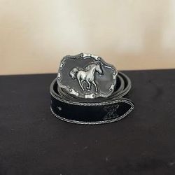 Black And Silver Belt