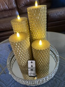 Velas Grandes Con Control Remoto 