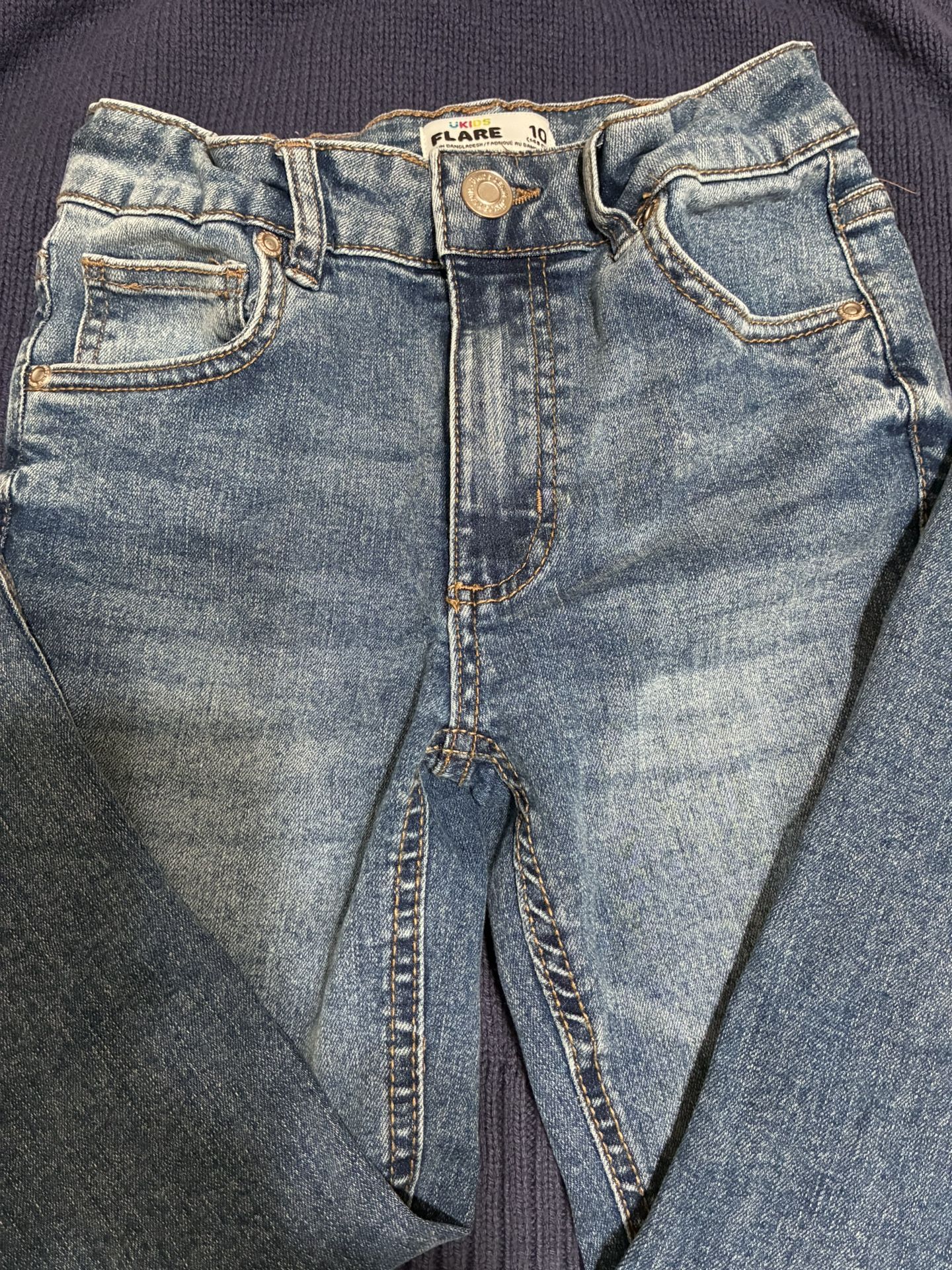 blue flair jeans from Urban Kids!