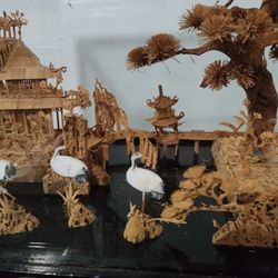CHINESE CORK CARVING