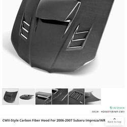 2007 Wrx SEIBON Carbon Fiber Hood