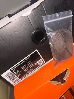 Supreme x Nike Air Force 1 Brown Size 9.5