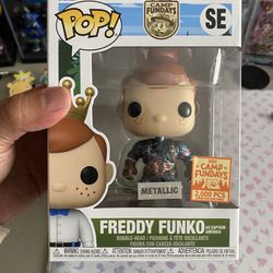 Freddy Funko Pop Figure Captain America metallic Fundays