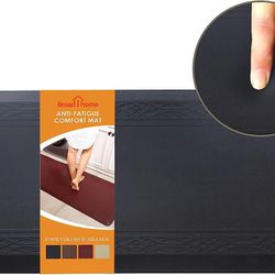 24 x 60 Inch Extra Support Anti Fatigue Comfort Kitchen Mat, Waterproof Long Kitchen Runner, Non-Slip Standing Desk Mat, Commercial Pads for Offices,