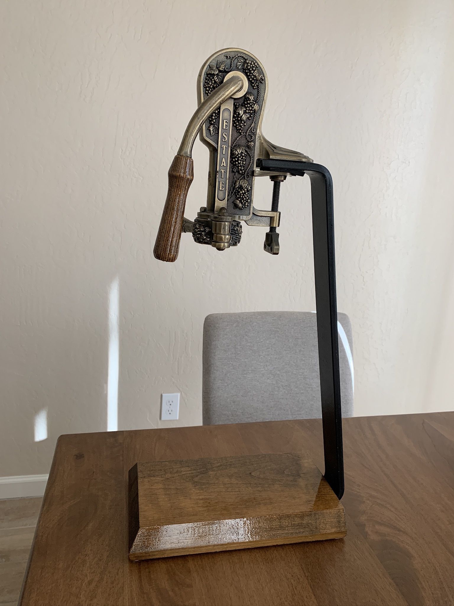 Vintage Roger Estate wine opener