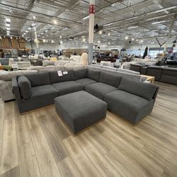 Costco HENREDON Murphy Fabric 6pc Fabric Modular Sectional