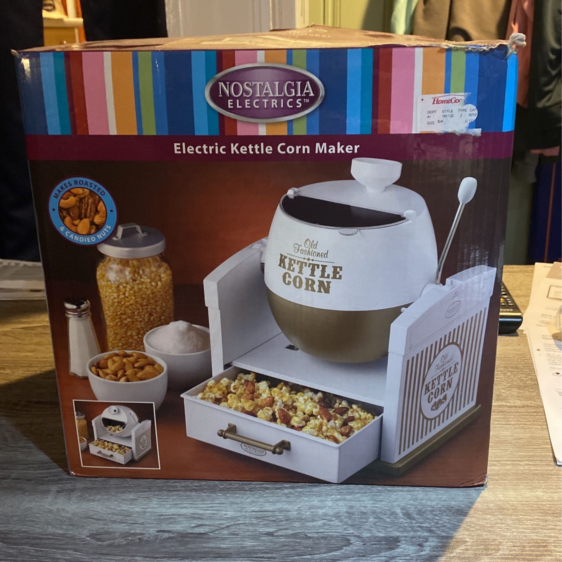 Electric Kettle Corn Maker