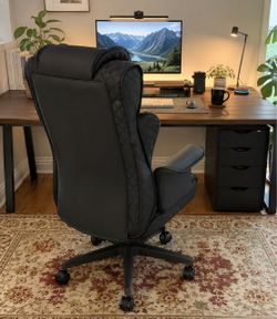 Brand new Office Desk Chair, High-Back Big and Tall Leather Chair with Footrest Ergonomic Reclining Computer Chairs, Comfy Executive Wide Chair with L