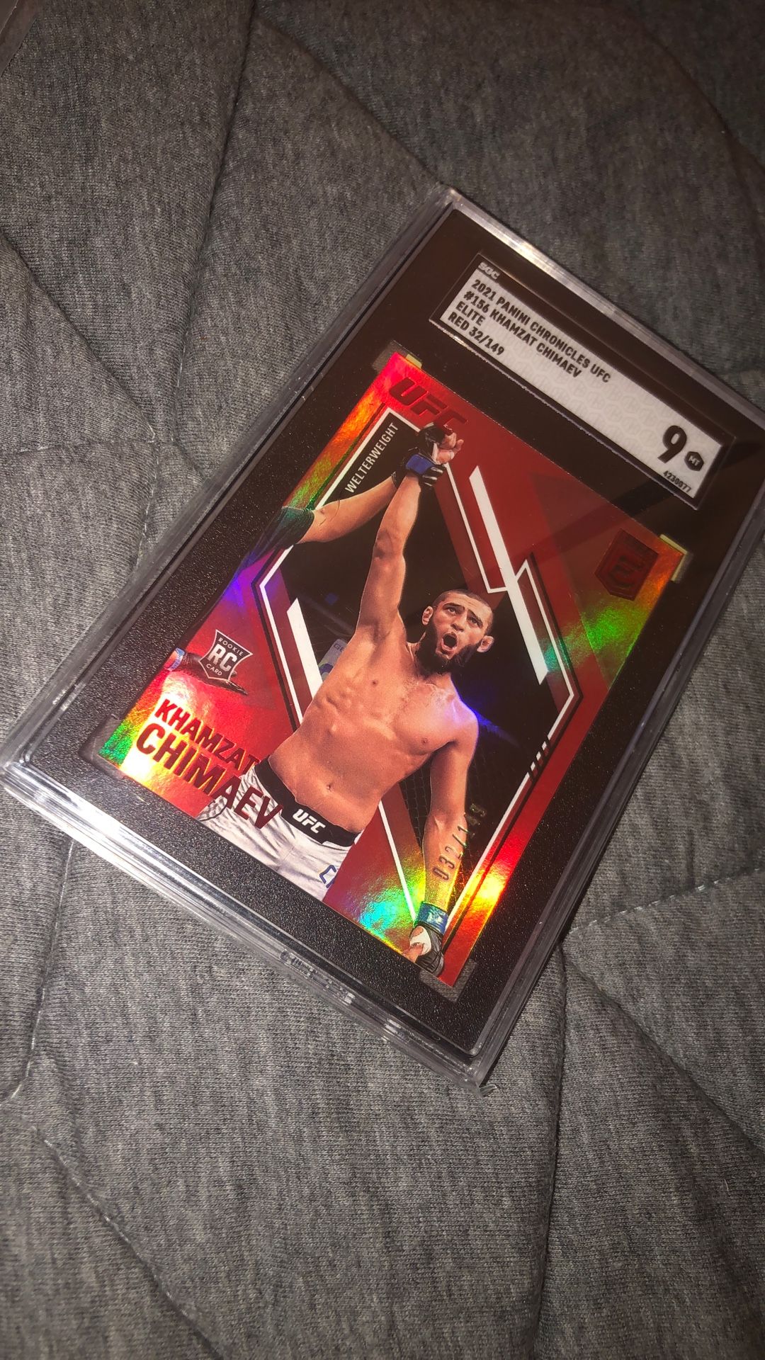 Khamzat Chimaev 2021 Ufc RC PSA Red Limited 32/149 Rookie Trading Card,All Products : American Fashion Style Bags On Sale