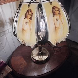 Antique Angel Lamp