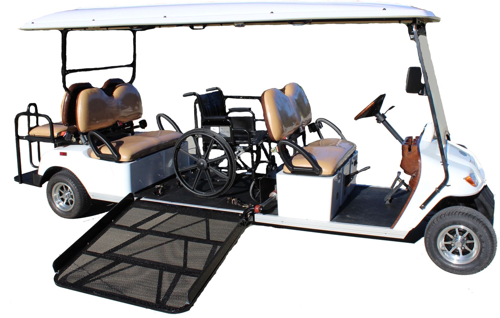 Hydraulic Wheelchair Ramp For Golf Cart