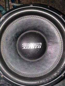 Sundown audio 12 in sub