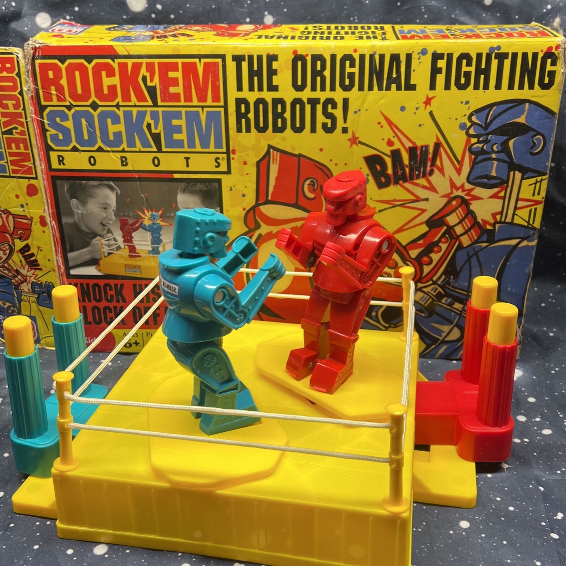 Rock'em Sock'em Robots Original Mattel New Open Box/No Directions