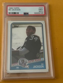 1988 Bo Jackson RC. PSA 9