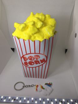 Popcorn slime with free gift. (DO NOT EAT)