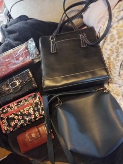 4 wallets Ells skin 2 purses lot