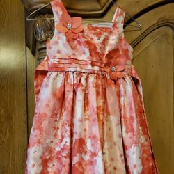 Pink Flower Girl's Dress