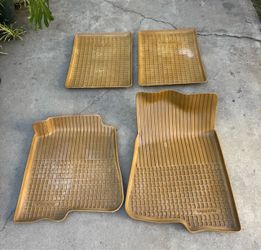 Volvo Tan 240 DL 1986 thru 1993 Front & Rear Floor Mats