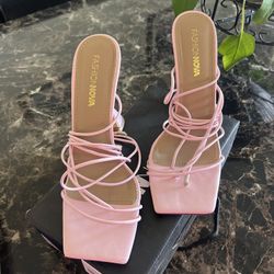 Fashion Nova Pink Heels 