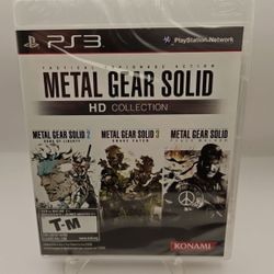 Metal Gear Solid HD Collection for PlayStation 3 (BRAND NEW SEALED)