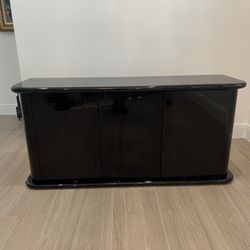 Art Deco Black Lacquer Buffet / Credenza